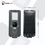 Kích thước đèn đường liền thể NLMT FORLIFE 400W